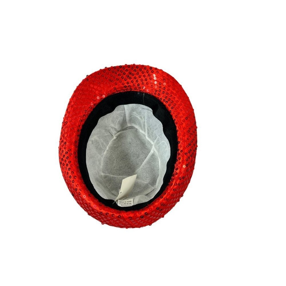 Ruby Red Sequin Hat NWT - image 5